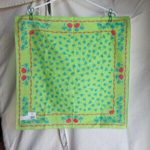 NWT Vintage GAP cotton scarf lime green